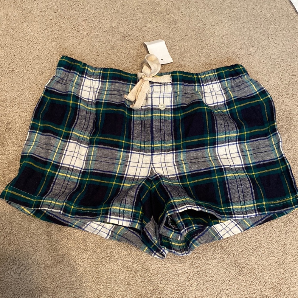 BRAND NEW WITH TAGS J Crew plaid pajama shorts